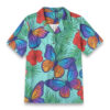 Flutter Through the Garden in Bloom Beach Shirt