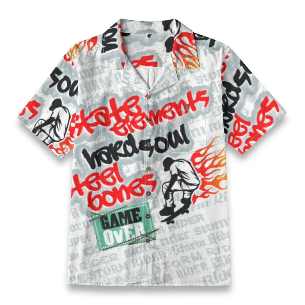 Vast and Unhurried in the Deep Blue Hawaiian Shirt