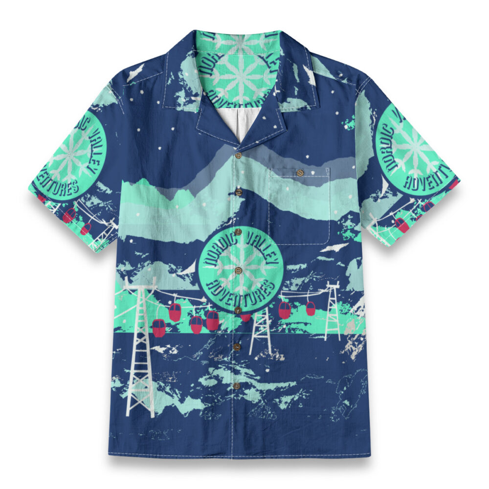 Beautiful Game Through the Petal Storm Beach Shirt product image, view 1