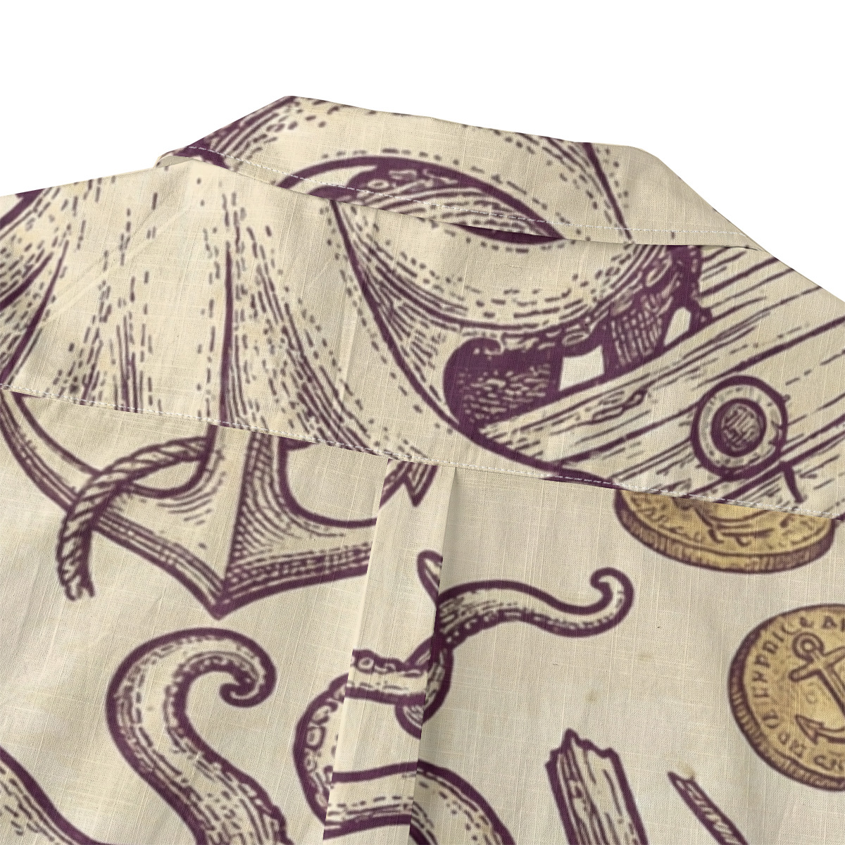 226767-0a6115b4-cb23-4875-a811-0cfdfdb0252d.jpeg Tentacles Down in the Shipwreck Resort Shirt product image, view 4