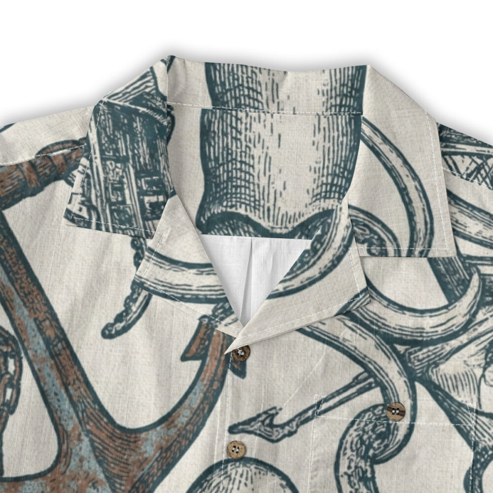 Anchor Down With the Inkiest Squid Aloha Shirt product image, view 3