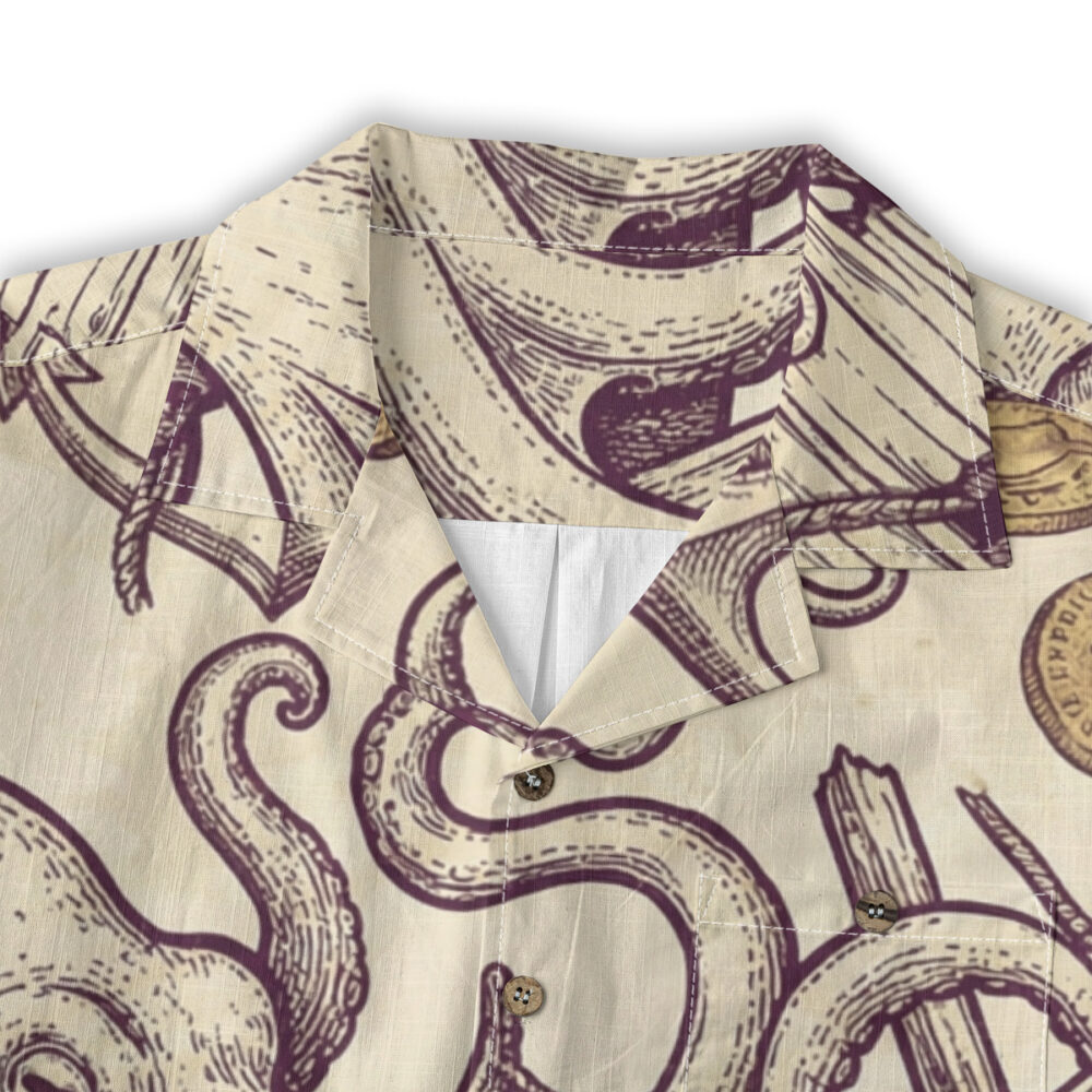 Tentacles Down in the Shipwreck Resort Shirt product image, view 3