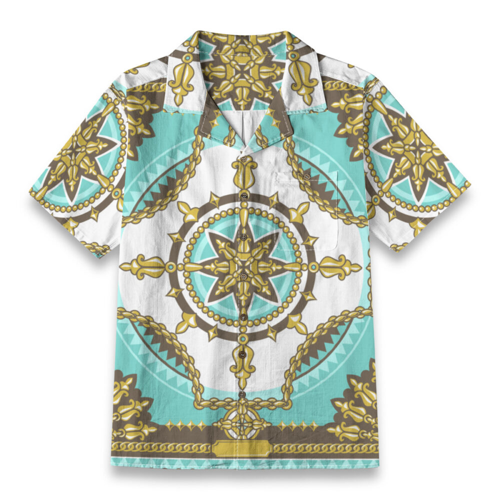 Anchor Hold Under Inky Seas Tropical Shirt product image, view 1