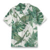 Patient Hunter Among the Monstera Leaves Beach Shirt product image, view 1
