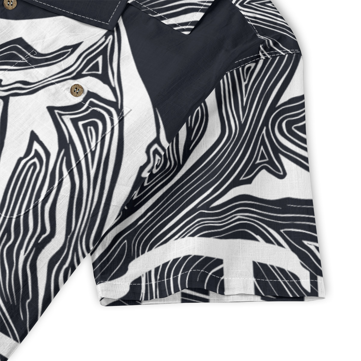 226767-6d90155a-933f-4749-bc6a-a63f6a6bd746.jpeg Night Blooms and Dark Wing Energy Tropical Shirt product image, view 5