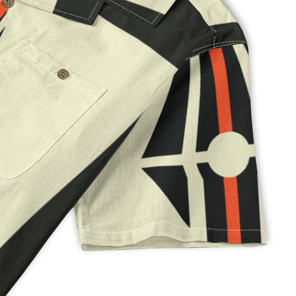 Little Red Joy in the Garden Aloha Shirt product image, view 5