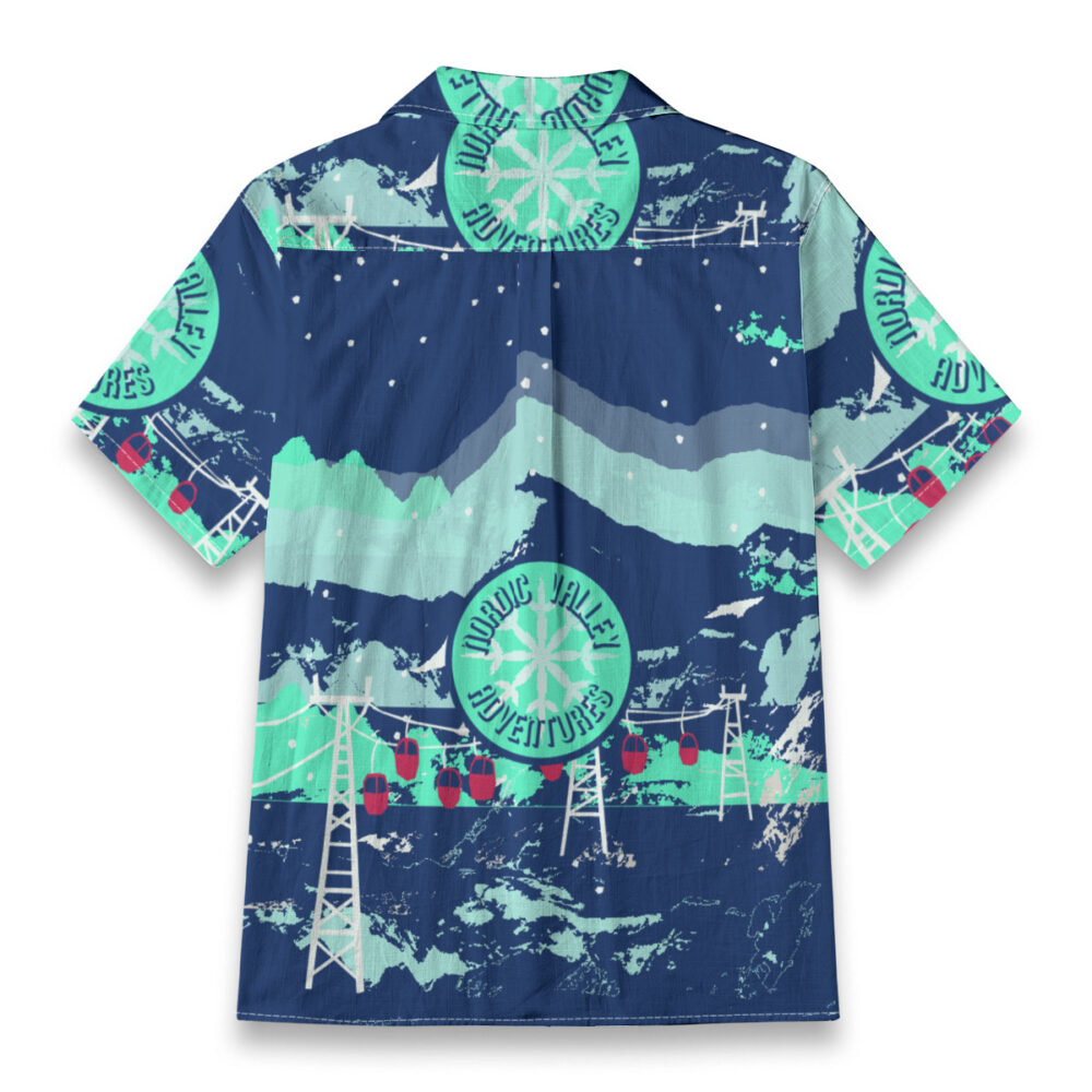 Beautiful Game Through the Petal Storm Beach Shirt product image, view 2