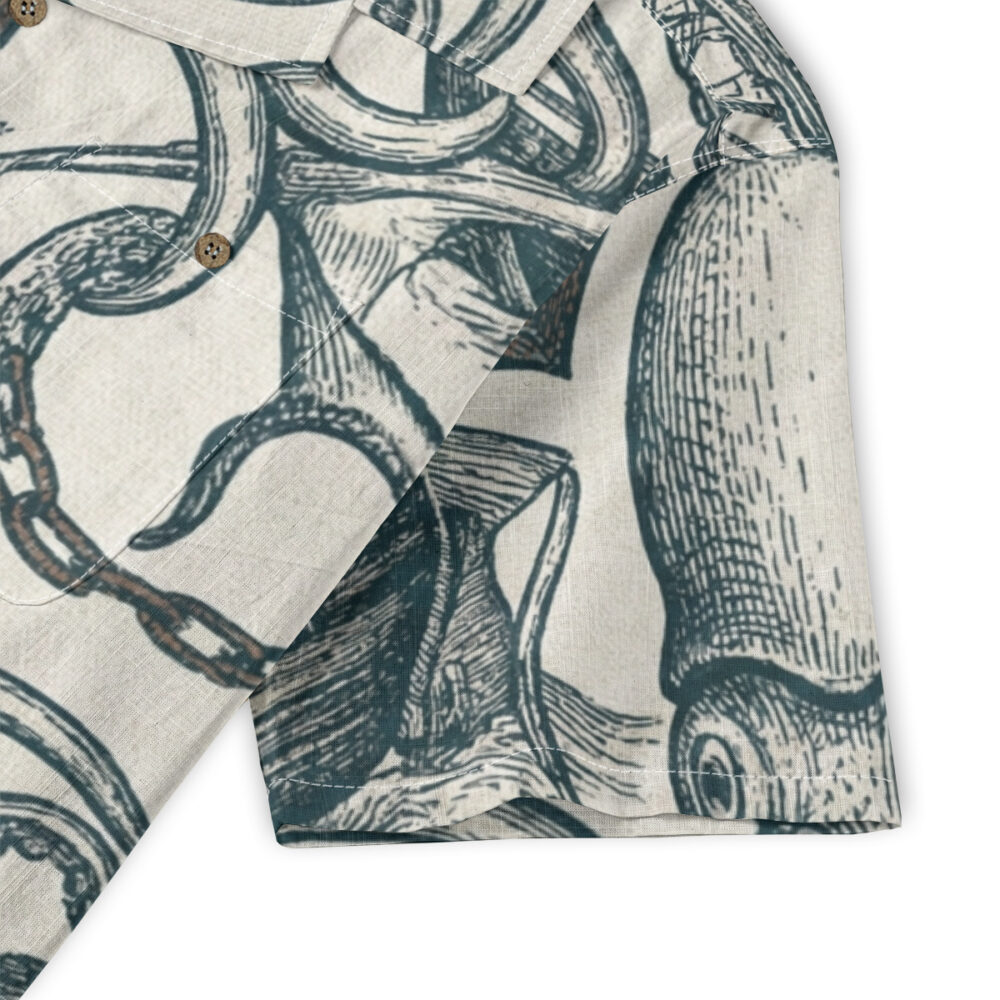 Anchor Down With the Inkiest Squid Aloha Shirt product image, view 5