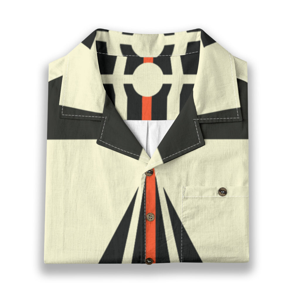 Little Red Joy in the Garden Aloha Shirt product image, view 6