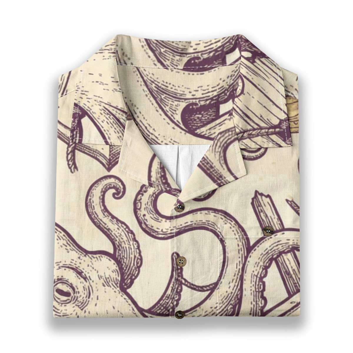 226767-ed83fc75-3fcd-48a5-8489-4ed7f5080889.jpeg Tentacles Down in the Shipwreck Resort Shirt product image, view 6