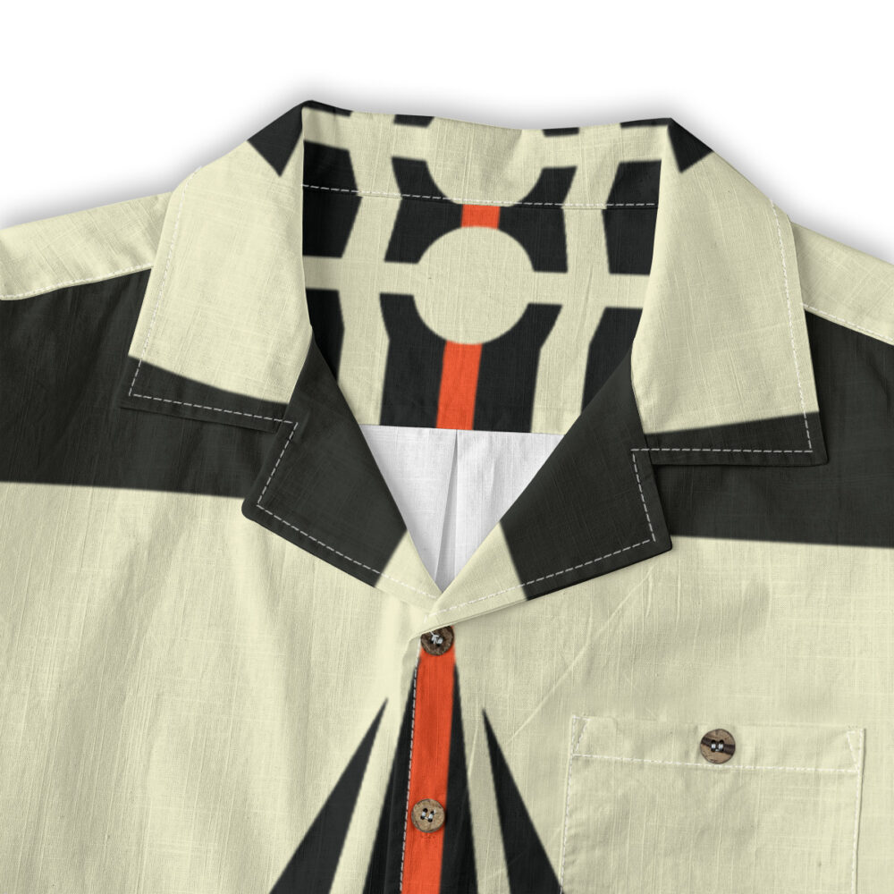 Little Red Joy in the Garden Aloha Shirt product image, view 3