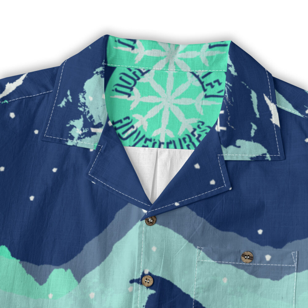 Beautiful Game Through the Petal Storm Beach Shirt product image, view 3